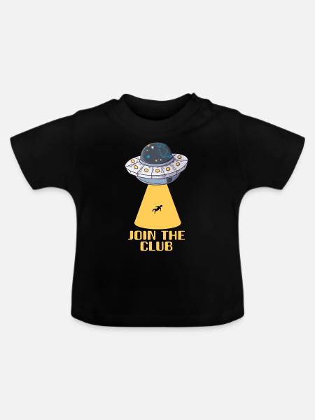 Alien - Baby Bio-T-Shirt mit Rundhals - Schwarz