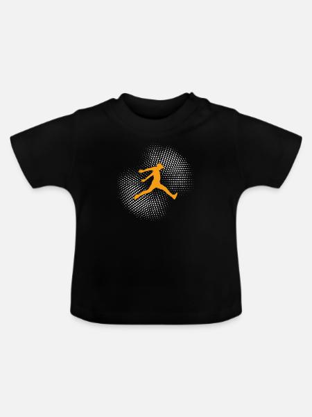 parkour - Baby Bio-T-Shirt mit Rundhals - Schwarz