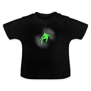 Skateboarding - Baby Organic T-Shirt with Round Neck - black - Front