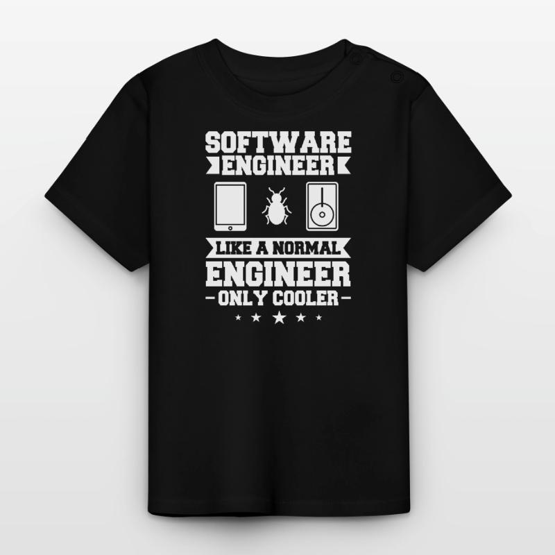 Software Engineering Softwaretechnik Ingenieur Baby Bio-T-Shirt mit Rundhals