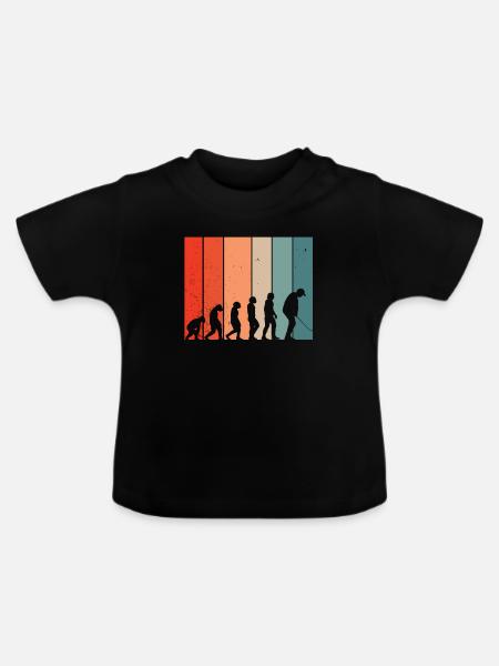 Menschliches - Baby Bio-T-Shirt mit Rundhals - Schwarz