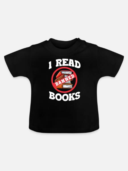 Lesen - Baby Bio-T-Shirt mit Rundhals - Schwarz