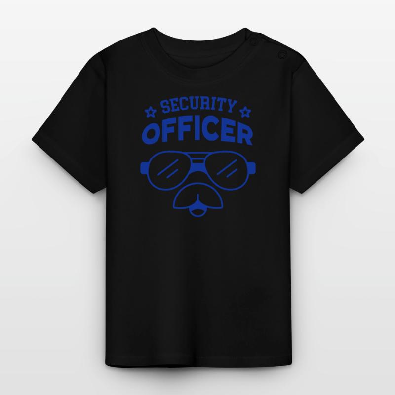 Videur de sécurité Garde de sécurité Sécurité T-shirt bio col rond Bébé