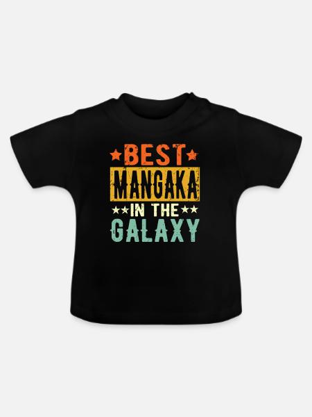Best Mangaka ever Mangaka Geschenk - Baby Bio-T-Shirt mit Rundhals - Schwarz