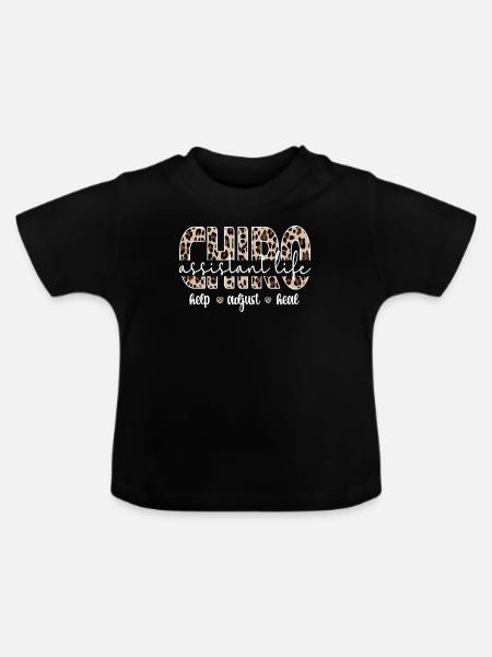 Chiropraktischer Assistent Chiropraktik-Assistent - Baby Bio-T-Shirt mit Rundhals - Schwarz