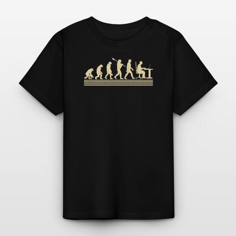 Software-developer-evolution Baby Organic T-Shirt with Round Neck