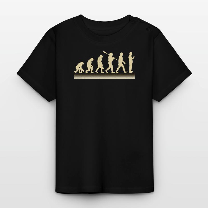 Evolution Des Übersetzers Baby Bio-T-Shirt mit Rundhals