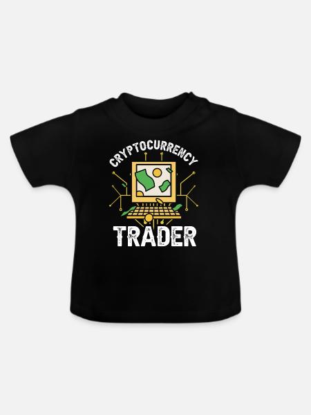 Kryptowährungs Händler Crypto Trader Krypto - Baby Bio-T-Shirt mit Rundhals - Schwarz