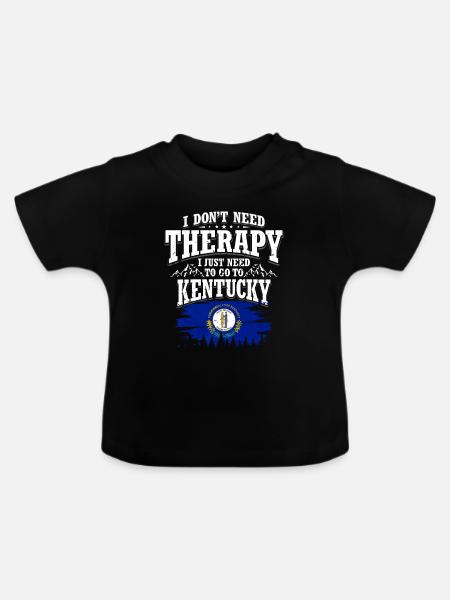 Kentucky - Baby Bio-T-Shirt mit Rundhals - Schwarz