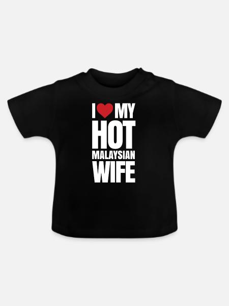 Malaysia - Baby Bio-T-Shirt mit Rundhals - Schwarz
