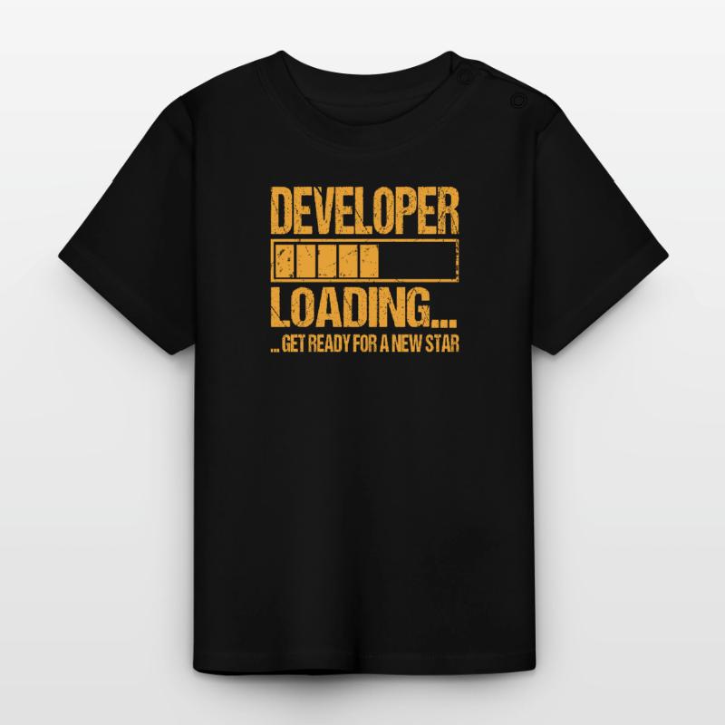 Developer loading Developer Training Baby Organic T-Shirt with Round Neck