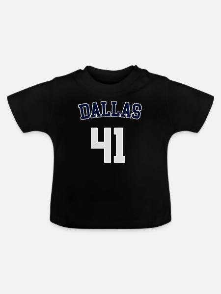 Dallas 41 - Baby Bio-T-Shirt mit Rundhals - Schwarz