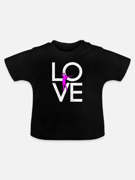 Singen - Baby Bio-T-Shirt mit Rundhals - Schwarz