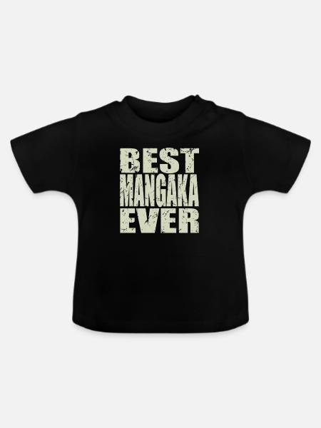 Best Mangaka ever Mangaka Geschenk - Baby Bio-T-Shirt mit Rundhals - Schwarz