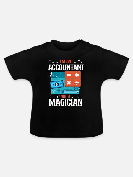 Accountant Bookkeeper Accounting - Baby Bio-T-Shirt mit Rundhals - Schwarz