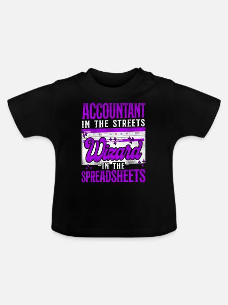 Accountant Bookkeeper Accounting - Baby Bio-T-Shirt mit Rundhals - Schwarz