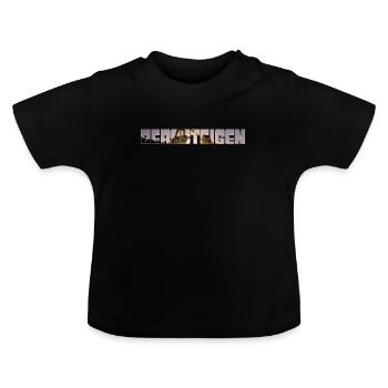 bergsteigen - Baby Bio-T-Shirt mit Rundhals - Schwarz - Vorne