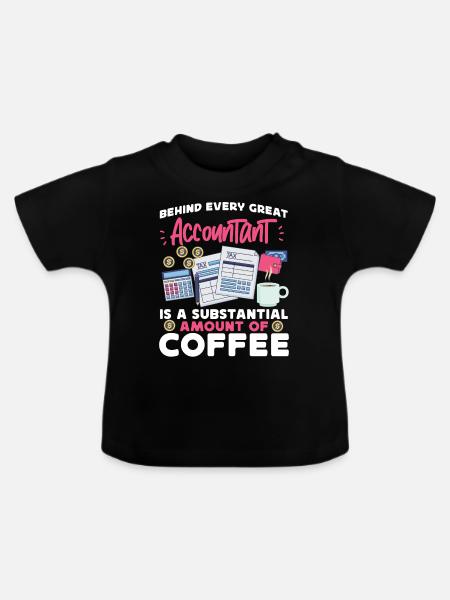 Accountant Bookkeeper Accounting - Baby Bio-T-Shirt mit Rundhals - Schwarz