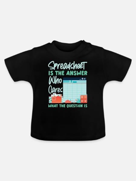 Accountant Bookkeeper Accounting - Baby Bio-T-Shirt mit Rundhals - Schwarz