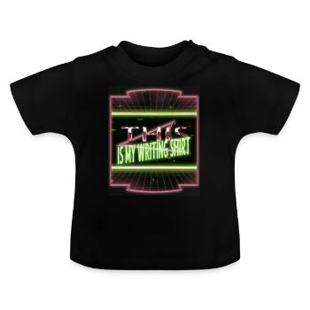 Blague Geek Blagues Lecture Livre Auteur Éditeur - T-shirt bio col rond Bébé - noir - Devant