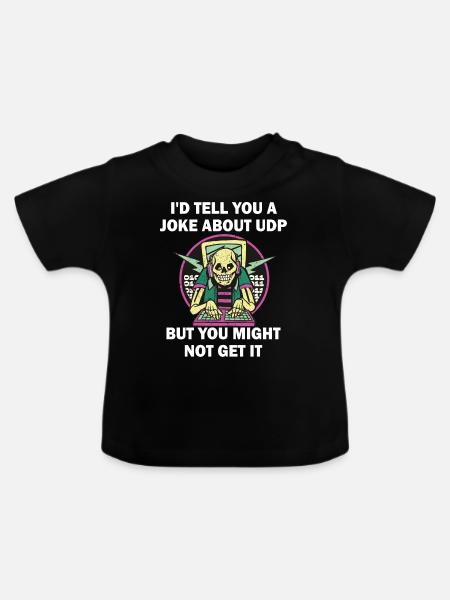 Cybersecurity - IT-Sicherheit Informatiker - Baby Bio-T-Shirt mit Rundhals - Schwarz
