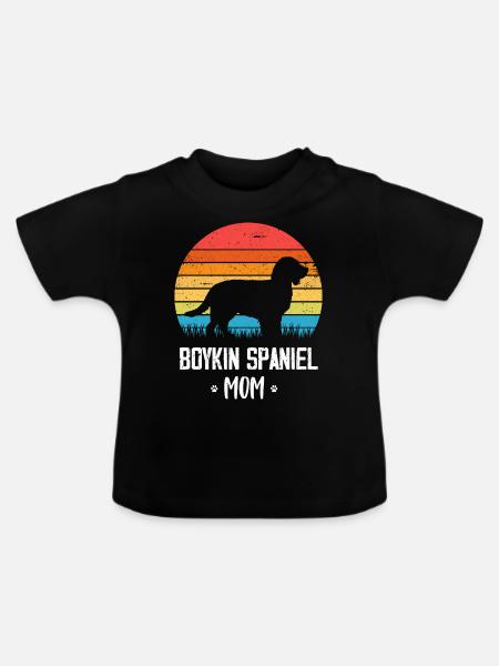 Boykin Spaniel - Baby Bio-T-Shirt mit Rundhals - Schwarz