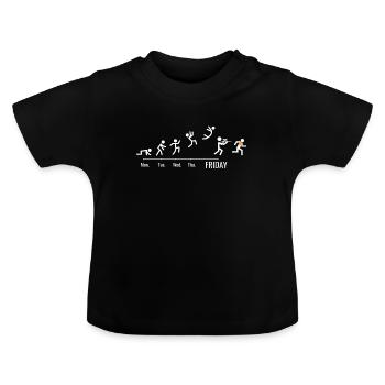 Paintball Airsoft gaming Softair Games Weekend - Baby Organic T-Shirt with Round Neck - black - Front