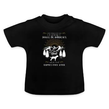 Dogue de Bordeaux - T-shirt bio col rond Bébé - noir - Devant