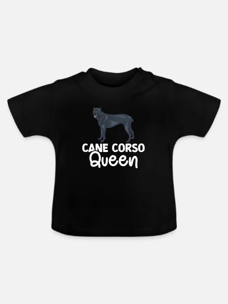 Cane Corso - Baby Bio-T-Shirt mit Rundhals - Schwarz