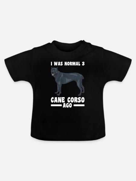 Cane Corso - Baby Bio-T-Shirt mit Rundhals - Schwarz