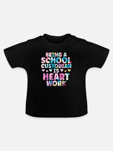 Schulbeamte - Baby Bio-T-Shirt mit Rundhals - Schwarz