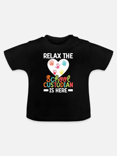 Schulbeamte - Baby Bio-T-Shirt mit Rundhals - Schwarz