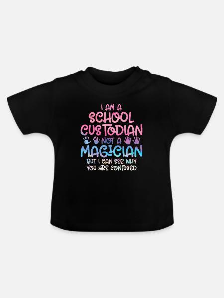Schulbeamte - Baby Bio-T-Shirt mit Rundhals - Schwarz