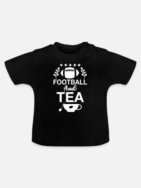 Teeliebhaber Geschenke - Baby Bio-T-Shirt mit Rundhals - Schwarz