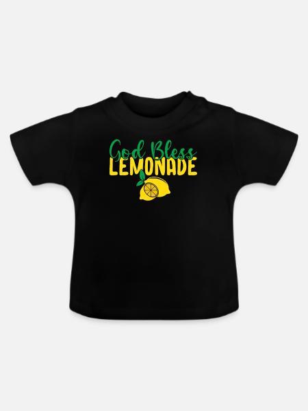 Limonade Geschenkideen - Baby Bio-T-Shirt mit Rundhals - Schwarz