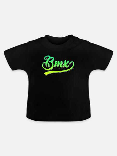 BMX - Baby Bio-T-Shirt mit Rundhals - Schwarz