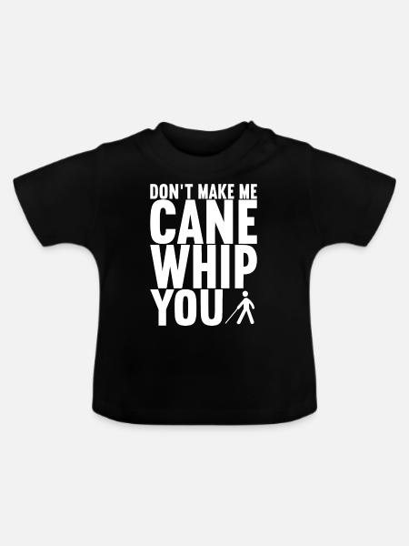 Blind Sehbehinderung - Baby Bio-T-Shirt mit Rundhals - Schwarz