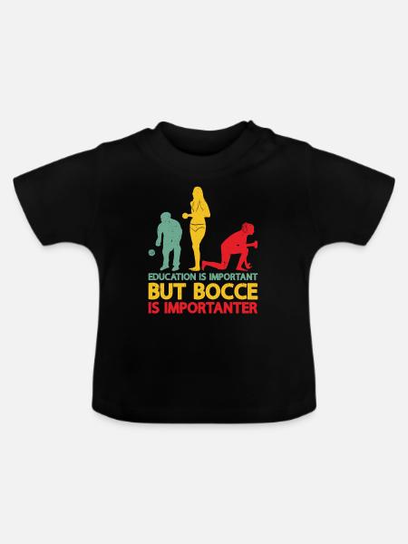 Boccia - Baby Bio-T-Shirt mit Rundhals - Schwarz