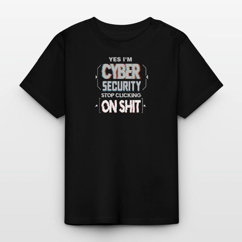 Hacker Programmer Developer Computer Science Baby Organic T-Shirt with Round Neck