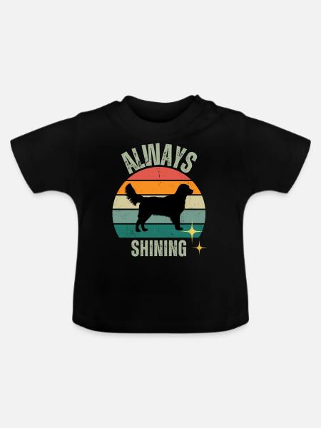 IMMER GLÄNZEND - Baby Bio-T-Shirt mit Rundhals - Schwarz