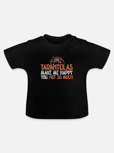 Tarantel - Baby Bio-T-Shirt mit Rundhals - Schwarz