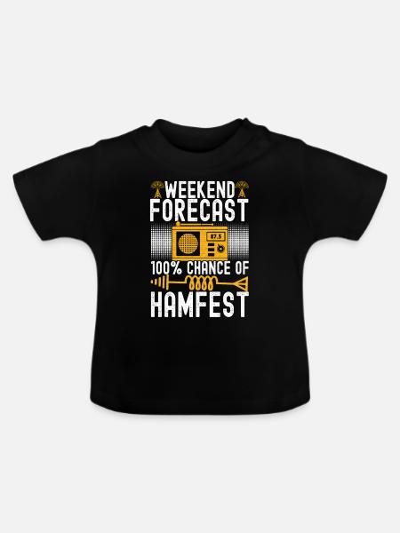 Ham Radio Ham Funker - Baby Bio-T-Shirt mit Rundhals - Schwarz
