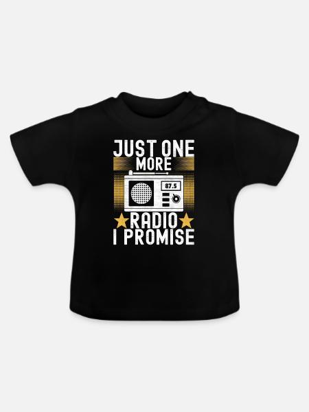 Ham Radio Ham Funker - Baby Bio-T-Shirt mit Rundhals - Schwarz