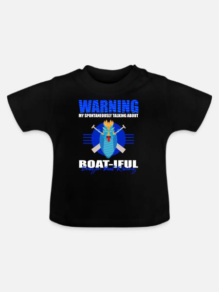 Chinesisches Bootsrennen für Drachenboot-Trainer - Baby Bio-T-Shirt mit Rundhals - Schwarz