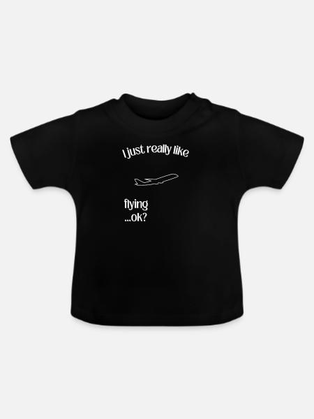 Reisen - Baby Bio-T-Shirt mit Rundhals - Schwarz