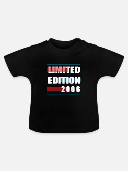 Limited Edition 2006 - Baby Bio-T-Shirt mit Rundhals - Schwarz