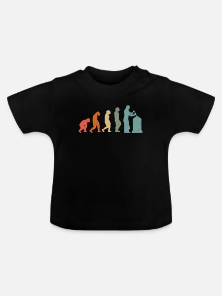Bildhauer Handwerker Steinbildhauer Grabsteine - Baby Bio-T-Shirt mit Rundhals - Schwarz