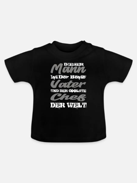 Chef - Baby Bio-T-Shirt mit Rundhals - Schwarz