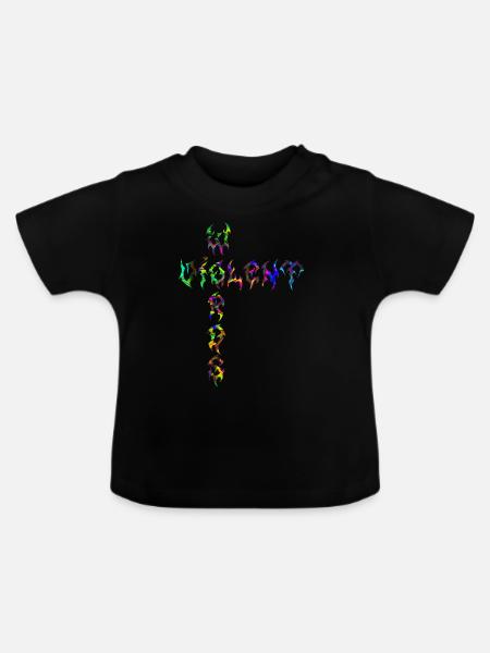 Violent Words - Baby Bio-T-Shirt mit Rundhals - Schwarz