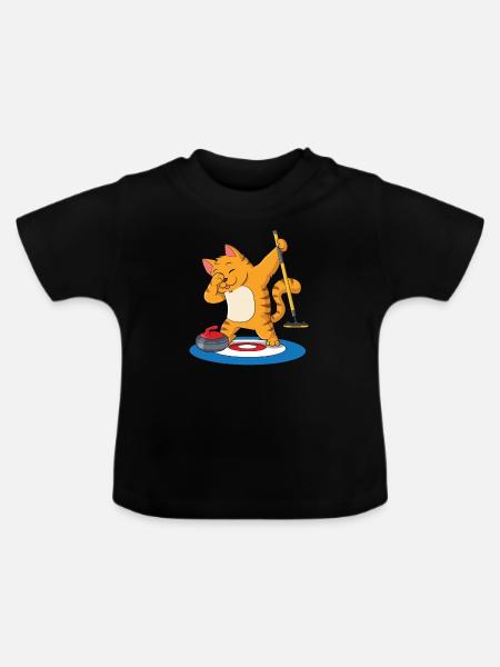 Locken - Baby Bio-T-Shirt mit Rundhals - Schwarz